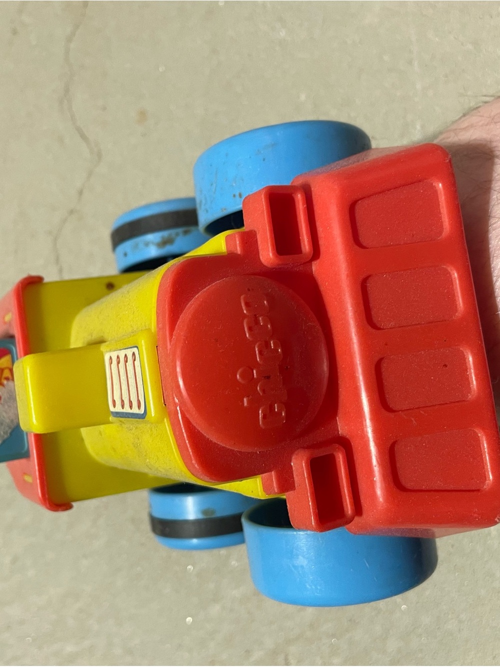 Classic Red and Yellow Toy Truck - Kids Toys